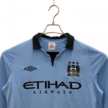 Manchester City 12/13 ダヴィ・シルバ　長袖ユニフォーム UMBRO (アンブロ) Manchester City 12/13 ホームユニフォーム メンズ