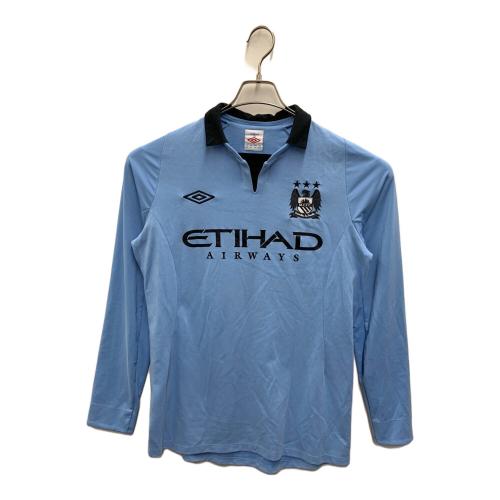 UMBRO (アンブロ) Manchester City 12/13 ホームユニフォーム メンズ SIZE 40 ブルー ダビドシルバ 長袖