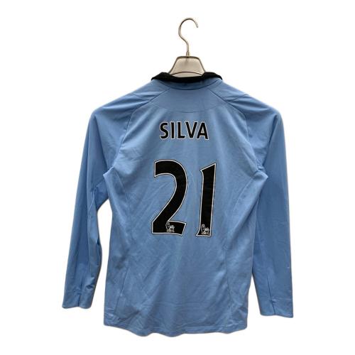 UMBRO (アンブロ) Manchester City 12/13 ホームユニフォーム メンズ SIZE 40 ブルー ダビドシルバ 長袖