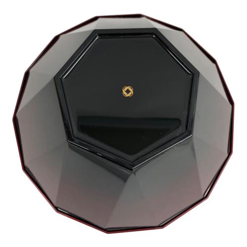 OMOF 銀箔茜 蓋付きボール サステモ