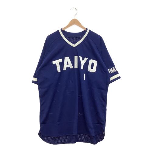 横浜大洋ホエールズ (ヨコハマタイヨウホエールズ) 応援グッズ SIZE LL ネイビー 谷繁元信【1】殿堂入り記念 ビジター ユニフォーム
