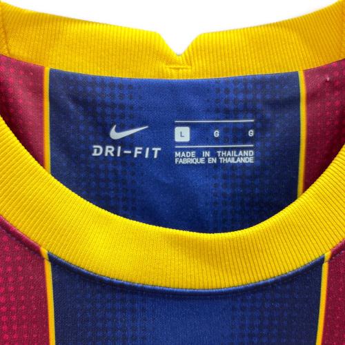 FCバルセロナ (エフシーバルセロナ) サッカーユニフォーム SIZE L レッド×ブルー フレンキー・デ・ヨング【21】20/21シーズンホーム NIKE レプリカ