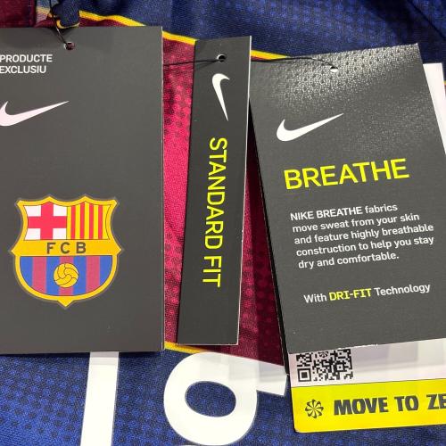 FCバルセロナ (エフシーバルセロナ) サッカーユニフォーム SIZE L レッド×ブルー フレンキー・デ・ヨング【21】20/21シーズンホーム NIKE レプリカ