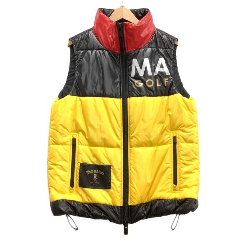 MARK&LONA (マークアンドロナ) ゴルフウェア(トップス) メンズ SIZE 48 イエロー Hype Block Puffy Vest ベスト