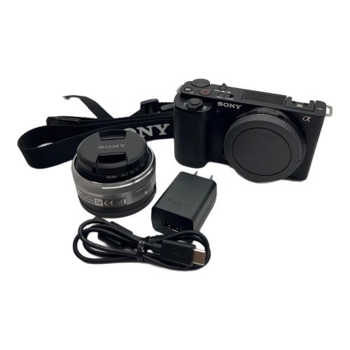 SONY (ソニー) デジタル一眼レフカメラ 単焦点レンズキット（E 16mm F2.8） ZV-E10 2500万画素 APS-C/23.5mm×15.6mm/CMOS 専用電池 3041050