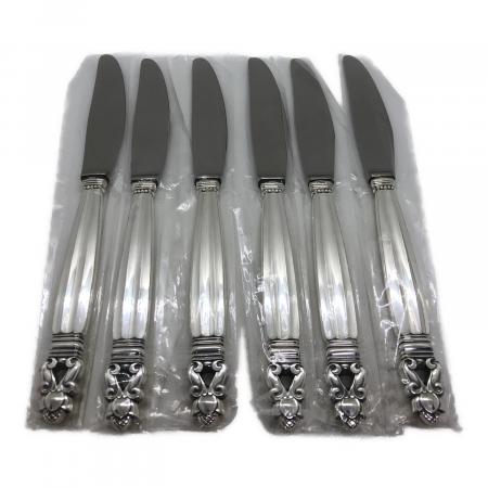 ジョージジェンセン激レア品 ナイフレスト6客SV925 袋付 141g