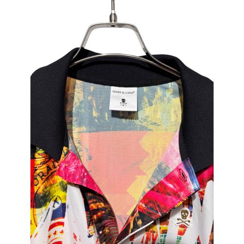 MARK&LONA (マークアンドロナ) ゴルフウェア(トップス) メンズ SIZE 50 レッド ポロシャツ MLM-3A-AP01