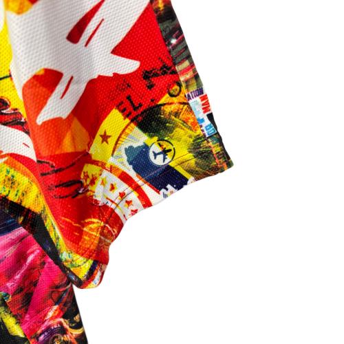 MARK&LONA (マークアンドロナ) ゴルフウェア(トップス) メンズ SIZE 50 レッド ポロシャツ MLM-3A-AP01