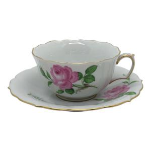 Meissen (マイセン) カップ&ソーサー 薔薇と蕾 クラシックローズ