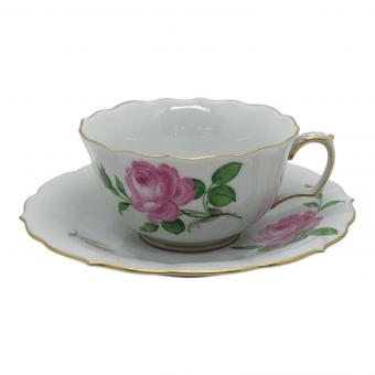 Meissen (マイセン) カップ&ソーサー 薔薇と蕾 クラシックローズ