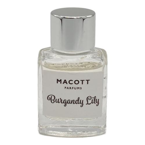 MACOTT PARFUMS (マコット パルファン) パルファム 5mL 残量80%-99% バーガンディーリリー21
