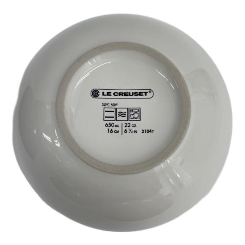 LE CREUSET (ルクルーゼ) シリアルボウル 650ml/16cm カームコレクション 4Pセット