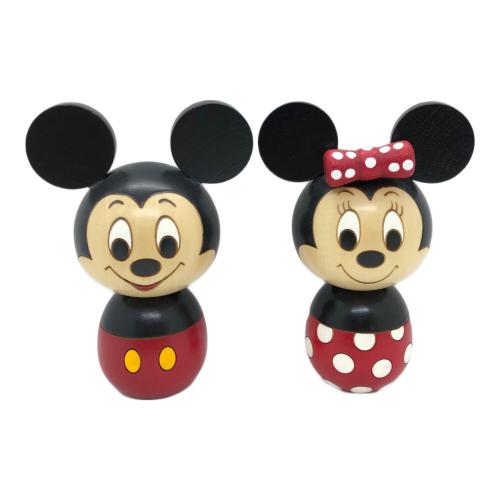 卯三郎 ミッキー・ミニーこけしセット