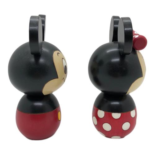 卯三郎 ミッキー・ミニーこけしセット