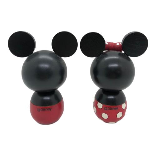 卯三郎 ミッキー・ミニーこけしセット