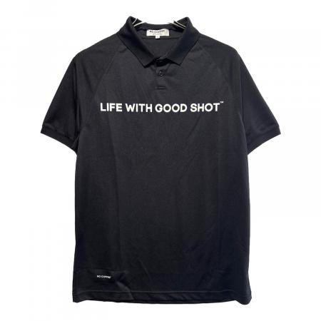 NO COFFEE (ノーコーヒー) ポロシャツ メンズ SIZE L ブラック