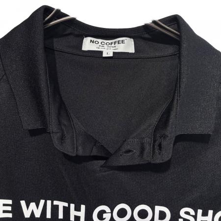 NO COFFEE (ノーコーヒー) ポロシャツ メンズ SIZE L ブラック