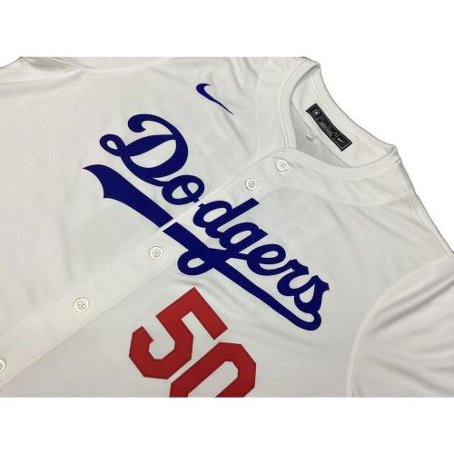 ロサンゼルス・ドジャース 応援グッズ SIZE XL ホワイト ムーキー・ベッツ【50】2025シーズンホーム MLB WORLD TOUR TOKYO SERIES 2025パッチ付 MLBマーク NIKE リミテッドレプリカ
