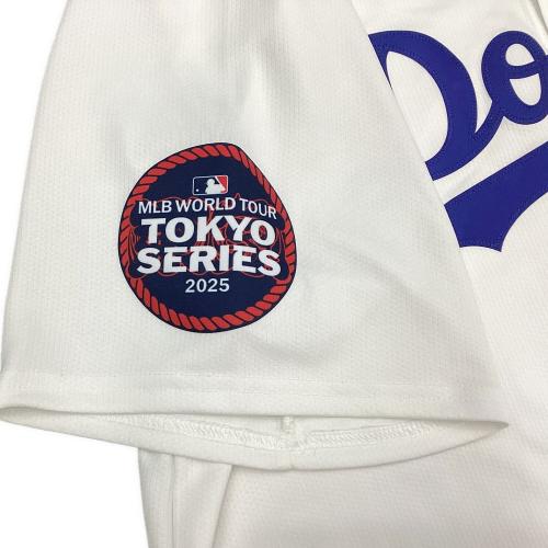 ロサンゼルス・ドジャース 応援グッズ SIZE XL ホワイト ムーキー・ベッツ【50】2025シーズンホーム MLB WORLD TOUR TOKYO SERIES 2025パッチ付 MLBマーク NIKE リミテッドレプリカ