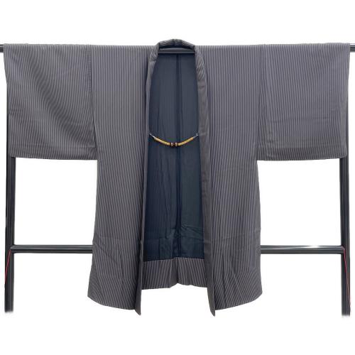 いつ和 羽織　Lサイズ　男着物　翠嵐工房　羽織紐付　黒色　和装