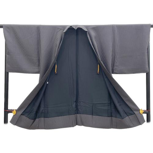 いつ和 羽織　Lサイズ　男着物　翠嵐工房　羽織紐付　黒色　和装