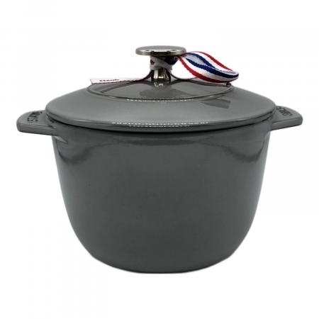 Staub (ストウブ) 両手鍋 40509-703 16㎝ グレー ラ・ココット de