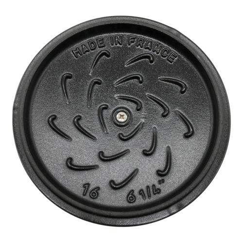 Staub (ストウブ) 両手鍋 40509-703 16㎝ グレー ラ・ココット de GOHAN M