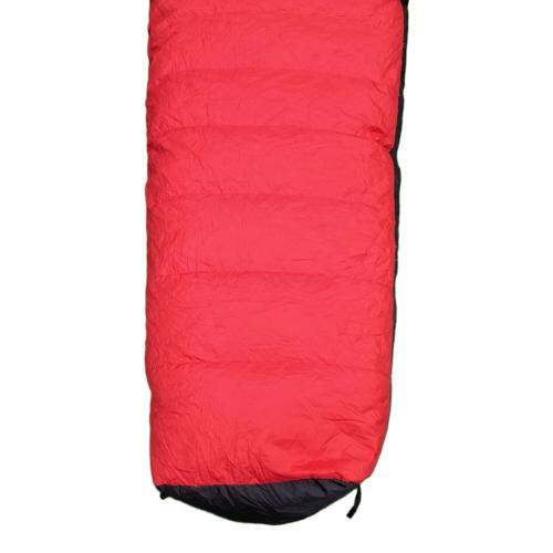 NANGA (ナンガ) マミー型シュラフ(ダウン) ブラック×レッド オーロラライト900DX