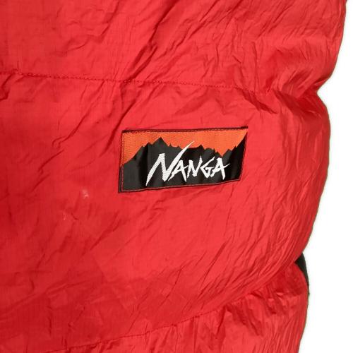 NANGA (ナンガ) マミー型シュラフ(ダウン) ブラック×レッド オーロラライト900DX