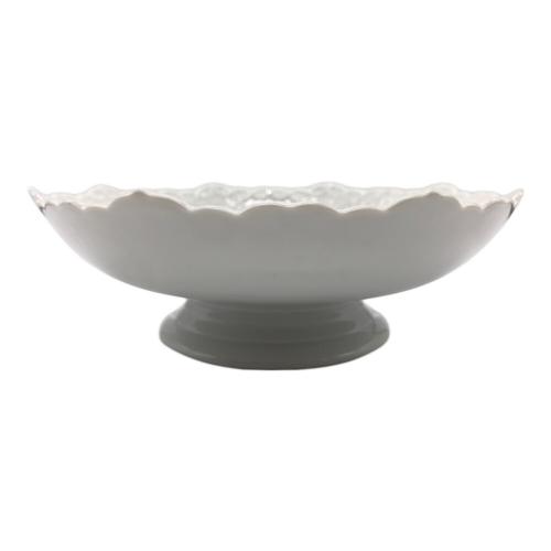 ROYAL COPENHAGEN (ロイヤル・コペンハーゲン) ホワイトフルーテッド・ハーフレース　ケーキディッシュ