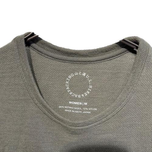 山と道 (ヤマトミチ) トレッキングウェア(シャツ) レディース SIZE M オリーブ DF Mesh Merino Sleeveless