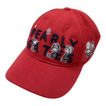 PEARLY GATES (パーリーゲイツ) キャップ(ゴルフ) スヌーピー レディース レッド