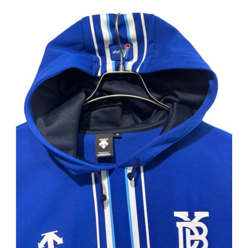 横浜DeNAベイスターズ (ヨコハマディーエヌエーベイスターズ) 応援グッズ ブルー DESCENTE製 プルオーバーパーカー DX-A2400PC