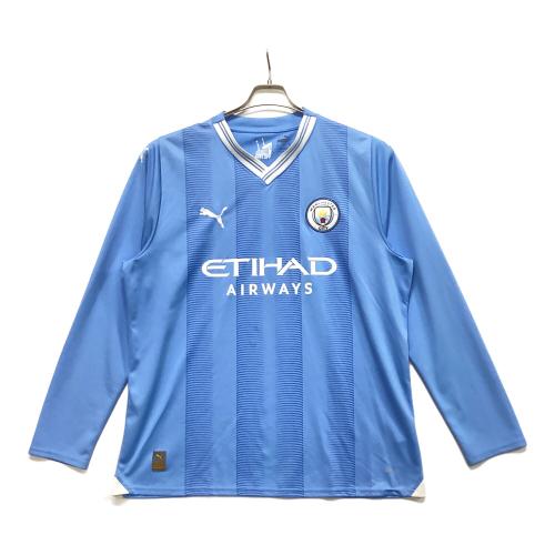 PUMA (プーマ) サッカーユニフォーム メンズ SIZE XL ブルー マンチェスターシティ 23/24 ユニフォーム ホーム 770439-01