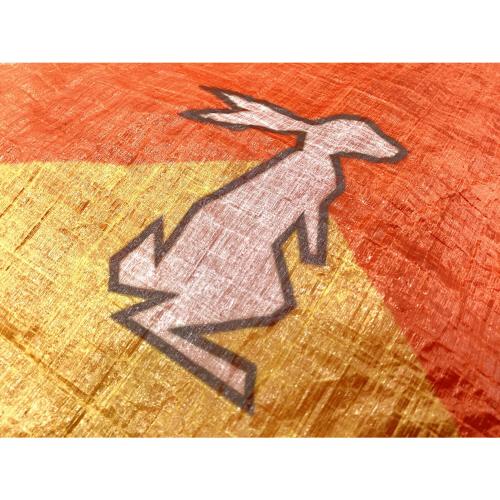 HIGH TAIL DESIGNS (ハイテイルデザイン) 登山雑貨 SIZE S オレンジ ULロールトップスタッフサック