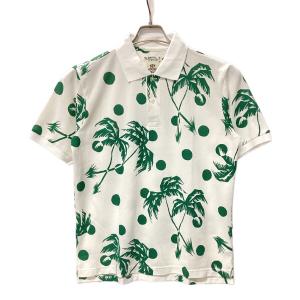 Sun Surf (サンサーフ) ゴルフウェア(トップス) メンズ SIZE M ホワイト×グリーン NEW VINTAGE GOLF ポロシャツ