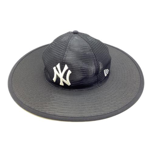 New Era (ニューエラ) Fitted Long Brim Hat SIZE 7 3/8 ブラック NEW YORK YANKEES 14388408