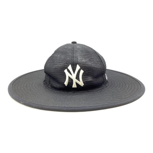 New Era (ニューエラ) Fitted Long Brim Hat SIZE 7 3/8 ブラック NEW YORK YANKEES 14388408