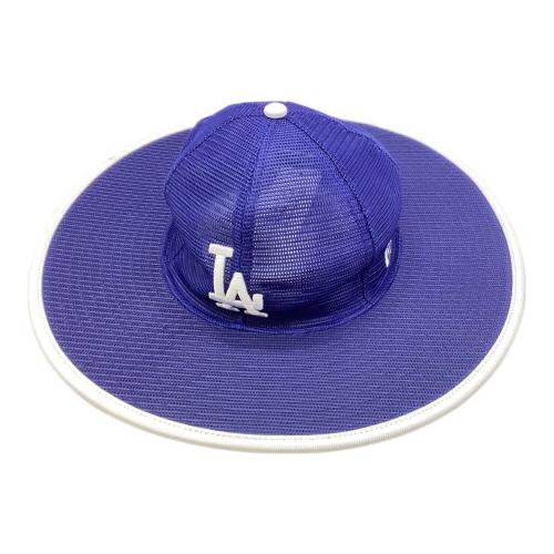 New Era (ニューエラ) Fitted Long Brim Hat SIZE 7 3/8 ブルー LOS ANGELES DODGERS 14388409