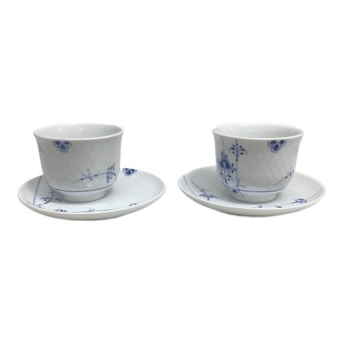 ROYAL COPENHAGEN (ロイヤル・コペンハーゲン) カップ&ソーサー ブルーパルメッテ 2Pセット
