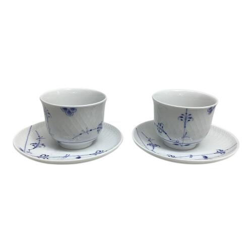 ROYAL COPENHAGEN (ロイヤル・コペンハーゲン) カップ&ソーサー ブルーパルメッテ 2Pセット