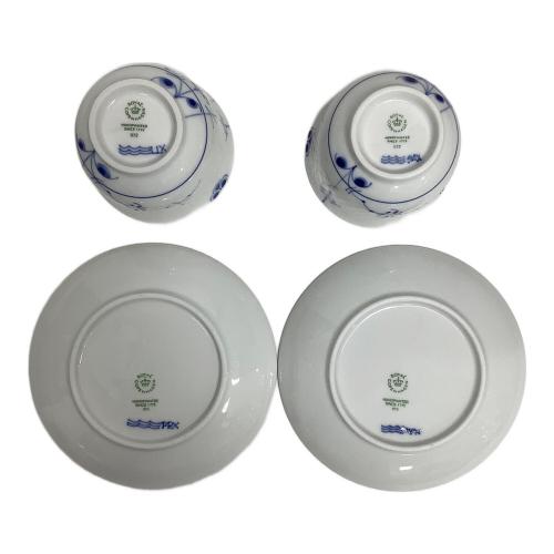 ROYAL COPENHAGEN (ロイヤル・コペンハーゲン) カップ&ソーサー ブルーパルメッテ 2Pセット