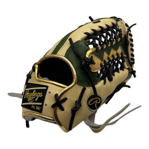 RAWLINGS (ローリングス) 軟式グローブ グリーン×キャメル HOH PRO EXCEL Wizard 外野用 右投げ用 GR4FHW2CB88MG