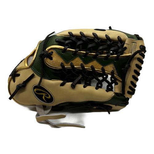 RAWLINGS (ローリングス) 軟式グローブ グリーン×キャメル HOH PRO EXCEL Wizard 外野用 右投げ用 GR4FHW2CB88MG