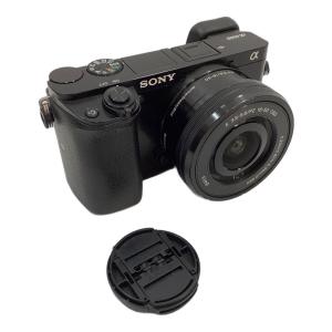 SONY (ソニー) ミラーレス一眼カメラ α6000 ILCE-6000 本体用レンズカバー挟まり