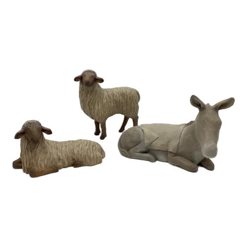 Willow Tree(ウィローツリー) 馬小屋の動物たち クリスマス 置物