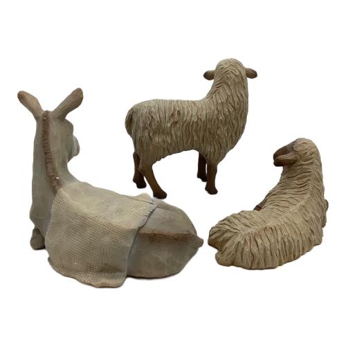 Willow Tree(ウィローツリー) 馬小屋の動物たち クリスマス 置物