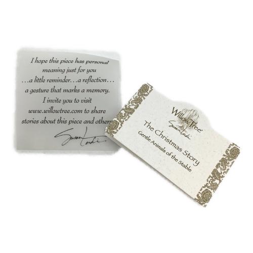 Willow Tree(ウィローツリー) 馬小屋の動物たち クリスマス 置物