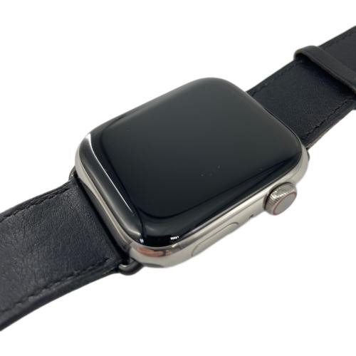 Apple Apple Watch Series 7 ※ベルトダメージ有 HERMES NKL63ZP/A GPS+Cellularモデル ケースサイズ:45㎜ 〇 バッテリー:Bランク(82%) 程度:Bランク PPW2PG3WXW
