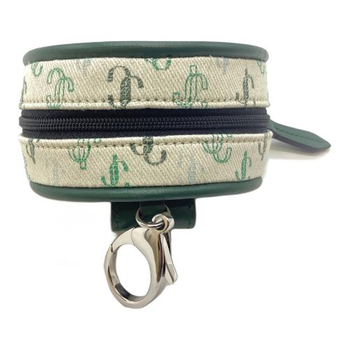 JIMMY CHOO (ジミーチュウ) マルボン 2.0 ポーチチャーム ラテ/マルボングリーン